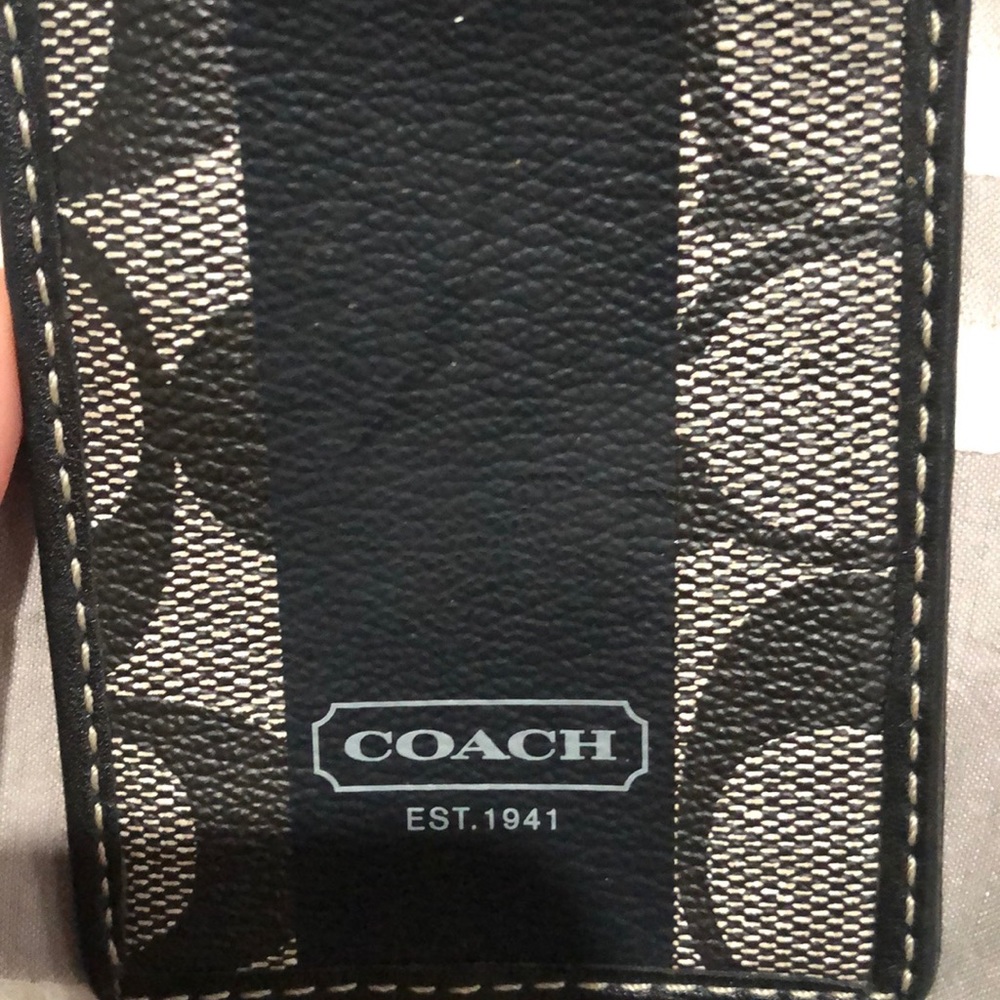 Coach card holder lanyard